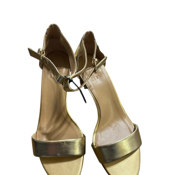 Naturalizer Gold Block Heel Sandals - Picture 2 of 6